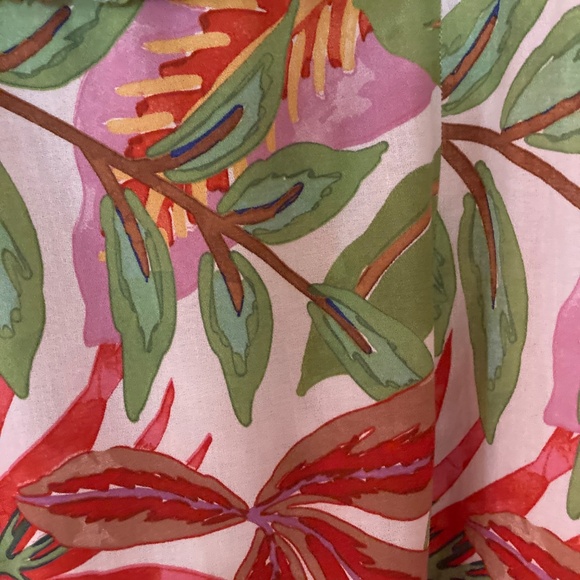 ZARA Pink Floral Maxi Dress Sz XS - Picture 3 of 4